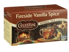 Celestial Seasonings Fireside Vanilla Spice Herbal Tea Bags, 20 Count.