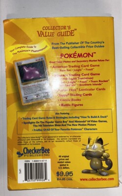 COLLECTOR'S VALUE GUIDE POKEMON: PREMIER EDITION - 1999 TRADE PAPERBACK BOOK