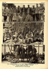 Kriegsgefangene Turkos-Russen-Engl&auml;nder-Schotten Historische Aufnahmen von 1914