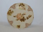 OHME SILESIA, OLD IVORY #82, PINK ROSE 8 ½” PLATE VINTAGE — photo 1