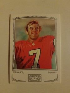 2009 Topps Mayo Cut Plug John Elway #130 Silver Parallel ...