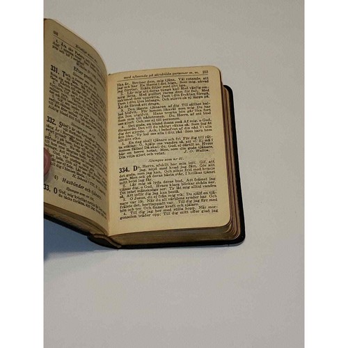 1884 antique Swedish language Bible-related book, Psalm-Boken or Psalmbok. Pics - Picture 10 of 11
