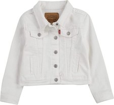 Levi's Girl's Denim Jacket White