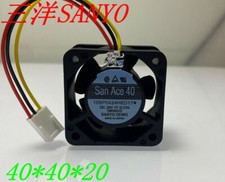 1 PCS Sanyo FAN 109P0424H6D17 DC 24V 0.07A 40 40 20mm 3 Pin