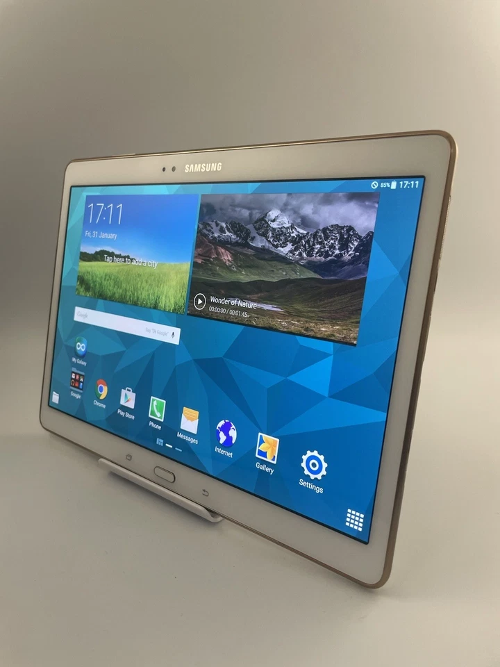 Samsung Galaxy Tab S 10.5 SM-T805 White Unlocked 16GB 8MP Android Tablet - Image 4 of 4
