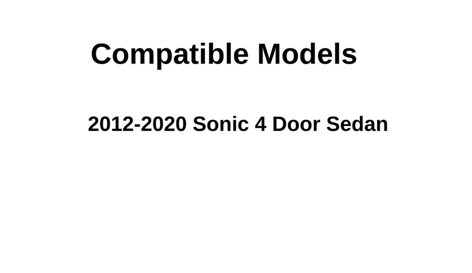 Fits 12-20 Chevrolet Sonic 4 Dr Hatchback Back Window Rear Tailgate Glass Heated - Изображение 4 из 4