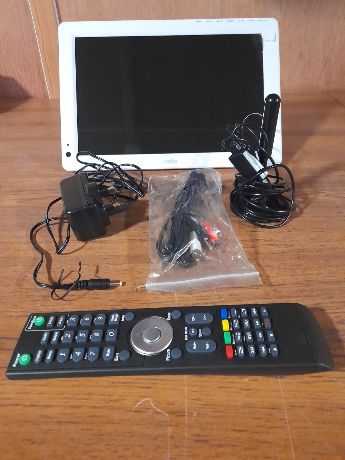 CELLO 12″ Digital TV 12v 240v PORTABLE Caravan TV Freeview HD