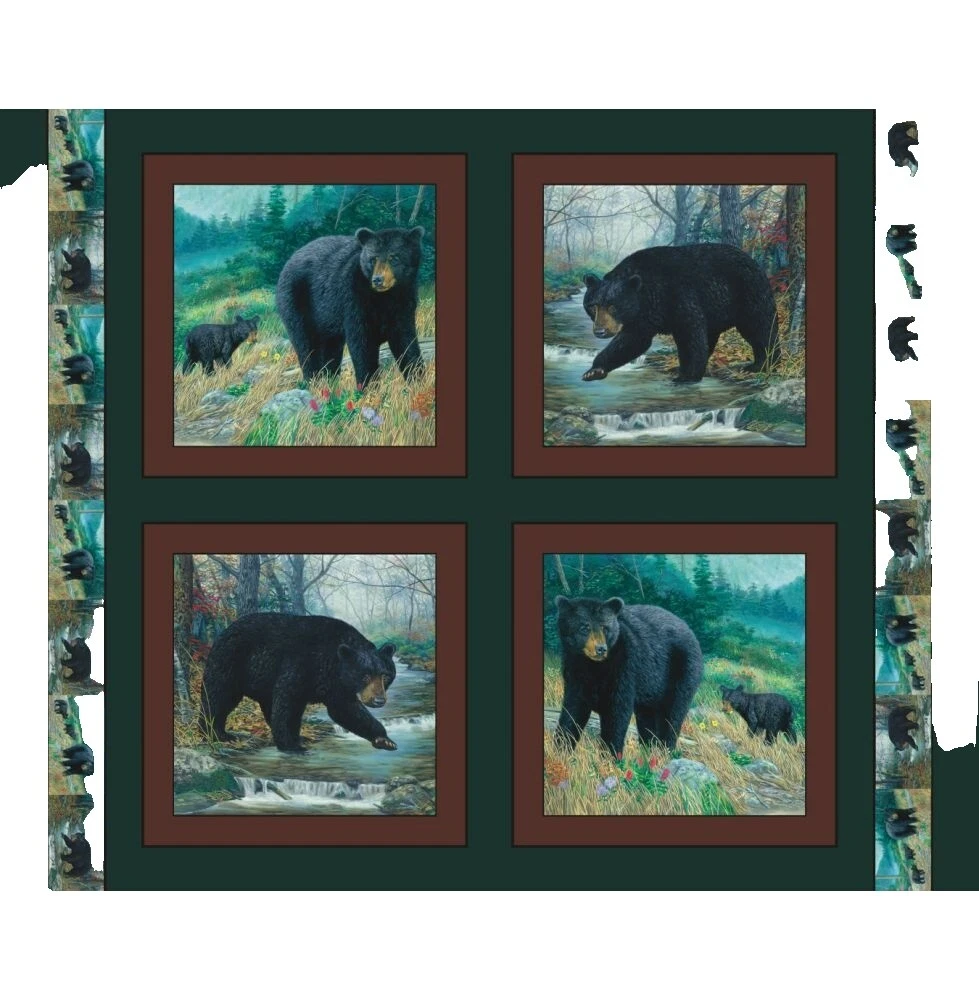 Bear Fabric Panels