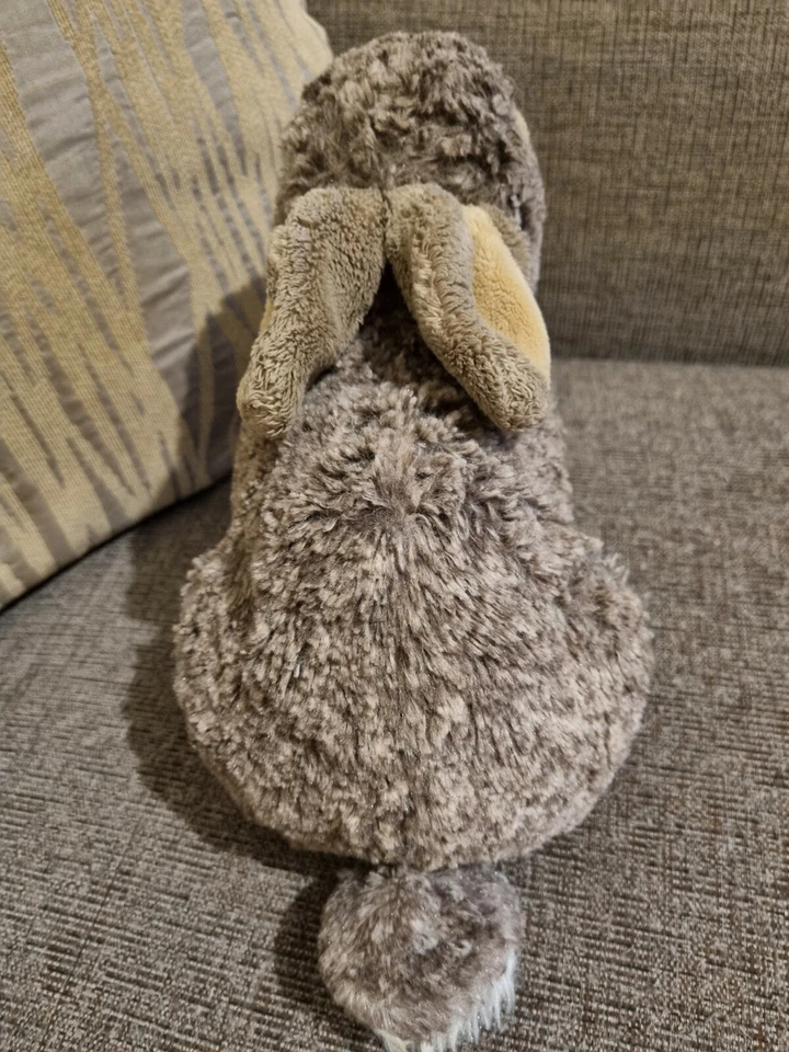 Cuddlekins Realist Baby Bunny Rabbit Plush Toy Wild Republic Speckled Brown 2014 - image 4 of 4