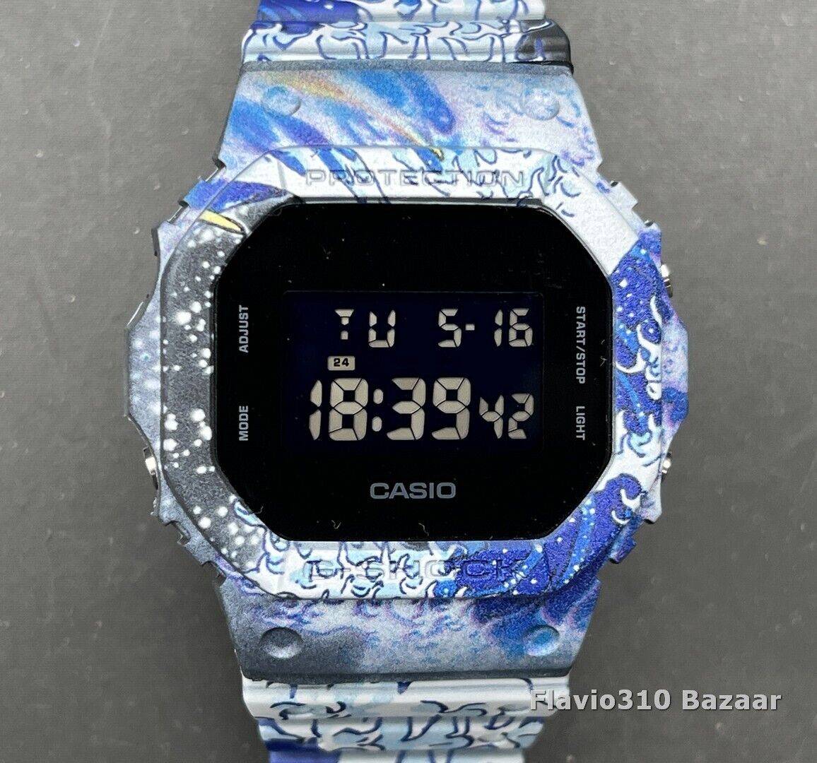 CUSTOM Unique Casio G-SHOCK DW-5600BB (3229) The Great Wave of Kanagawa Japan | eBay CUSTOM Unique Casio G-SHOCK DW-5600BB (3229) The Great Wave of Kanagawa Japan | eBay
