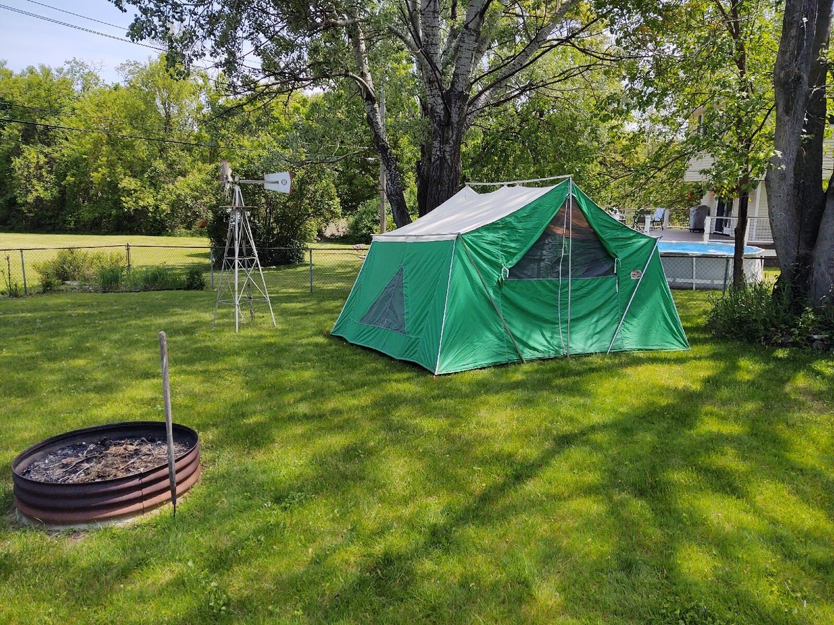 Coleman Cabin Tent Canvas 13x10 Heritage Wow! | eBay