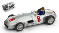Modellauto F1 Statisch Brumm Mercedes W196 Fangio 1955 Winner Dutch Gp 1:43