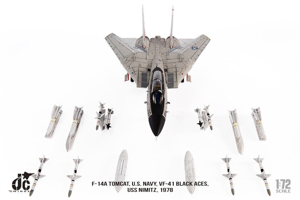 F-14A Tomcat USN VF-41 Black Aces, AJ100, USS Nimitz, JC F-14A Tomcat USN VF-41 Black Aces, AJ100, USS Nimitz, JC