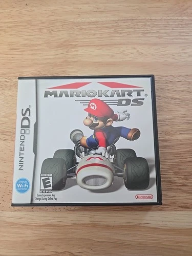 2005 Original Nintendo DS Mario Kart Game, Case & Manual Included EUC Luigi Race