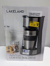 Lakeland Digital Coffee Machine 420ml with Travel Mug Brand New In Box Black