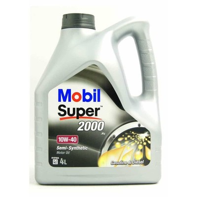 Mobil Super S 2000 10W-40 4L Motoröl Benzin/Diesel Engine Oil