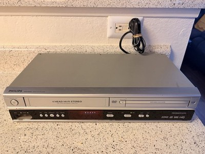 Philips DVP3050V VCR DVD  Player VHSRecorder -Tested & VCR Don't Work