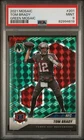 2021 PANINI MOSAIC #201 TOM BRADY GREEN MOSAIC 9