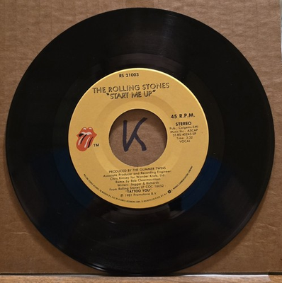 #ad Rolling Stones: Start Me Up No Use in Cryin VG 1981 Rock Classic Rock 45 $4.00