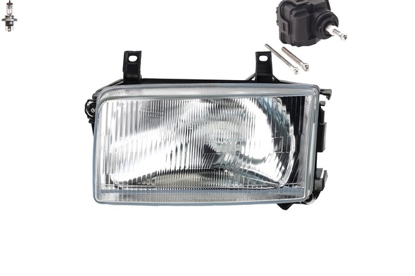 Scheinwerfer Passend FüR VW Transporter T4 09/90-04/2003 LI Leucht. + Stellmotor-image