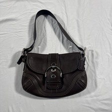 Coach Soho Shoulder Bag Brown Leather