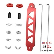 Battery Hold Down Kit, Aluminum Alloy Battery Tie Down Mount Bracket With J Red