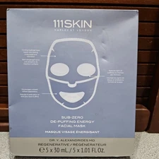 111SKIN Sub-zero Cryo De-Puffing Facial Mask - (Pack of 5)