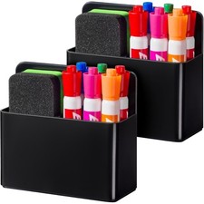 Plastic Magnetic Pen Holder for Refrigerator Whiteboard Dry Erase Marker Pencil