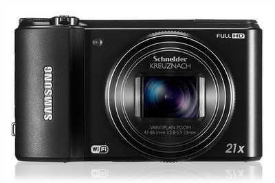 Samsung 16MP Smart 21x Zoom Digital Camera Wi-Fi - Black (EC