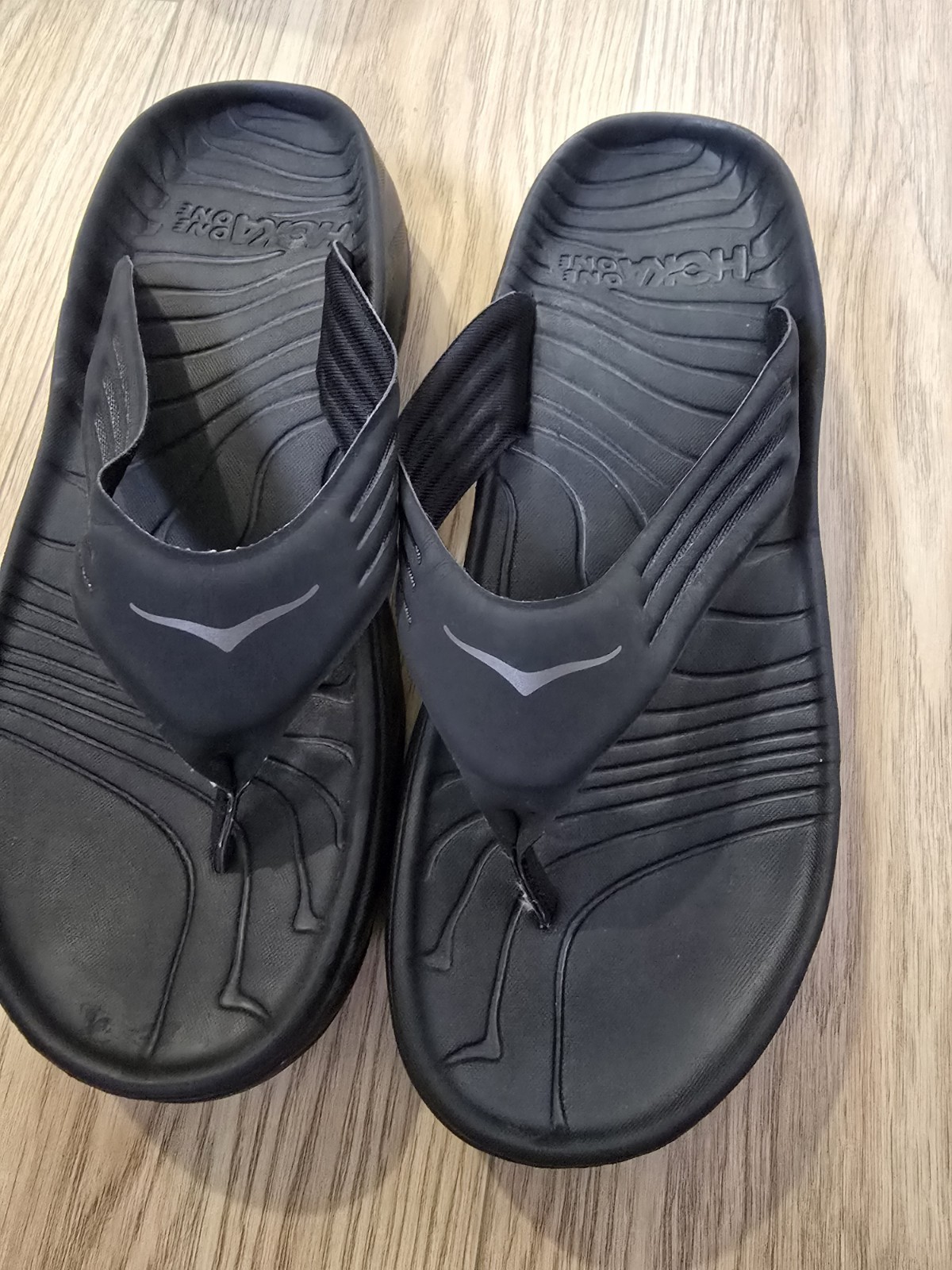 Hoka Ora Recovery Flip Flops Thongs  Slides Black US Men 11 thumbnail 3