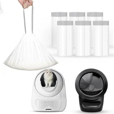 120 Pack Automatic Litter Box Liners, with SCOOPER YOUNG & SCOOPER LUXURY & L...