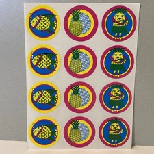 Vintage CTP Pineapple Scratch ‘N Sniff Stickers