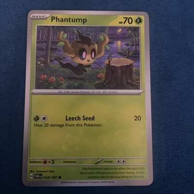 Phantump Pokémon Card 