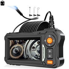 LCD Endoscope 1080P HD Industrial Borescope 4.3inch 8mm Inspection Snake Camera