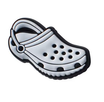 New White Clog Shoe Charm