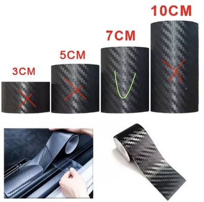 3M Aufkleber Für Auto und Fahrrad  aus Carbonfaser Anti Scratch Nano Protector