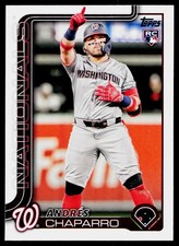 2025 Topps - Andres Chaparro #167 *RC* - Washington Nationals