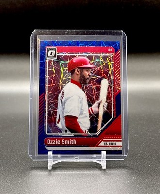 2024 Panini Donruss - Optic Ozzie Smith #46 Blue Velocity Prizm
