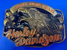 Harley Davidson Motorcycles Screaming Eagle Born to be Wild Siskiyou Belt Buckle