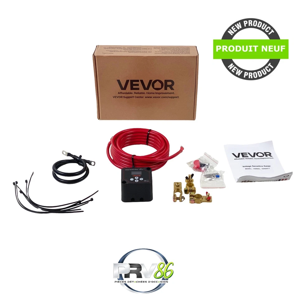 Isolateur Coupleur séparateur Batterie VEVOR 12V 140 13.3 mm² (6 AWG) ⭐⭐ NEUF ⭐⭐ - Photo 2/4