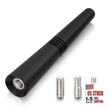 Universal Short Antenna 3.6 Inch Flexible Rubber Car Antenna Replacement Mast,