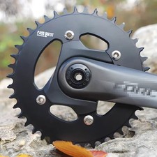 107BCD Bicycle Chainring 42T-58T Close Disc Black Chainwheel Narrow Wide Teeth