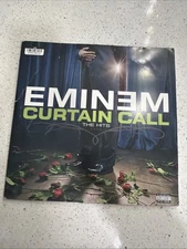 Eminem Curtain Call The Hits Blue Vinyl Record 2LP See Pics