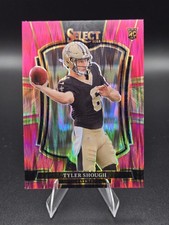 2025 Panini Select - Premier Level Tyler Shough #141 Pink Shock Prizm (RC)