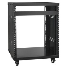 12U AV Rack Stand, 300 lbs Capacity, Network Stereo Recording Studio Rack with