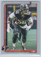 2025 Topps Chrome Football #18 Leonard Floyd Refractor Atlanta Falcons