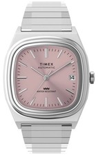 Timex Automatic 1983 E-Line (34mm) Pink Dial / Stainless Steel TW2Y66800 Watch