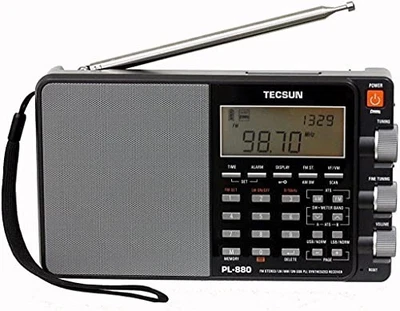 Radio de onda corta TECSUN PL-880 FM/LW/MW/SW SSB PLL con memoria de... - Imagen 1 de 4