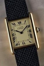 Cartier Tank Lemon Dial Manual