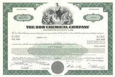 Dow Chemical Co. - 1970's-80's dated American Multinational Chemical Bond - Gene